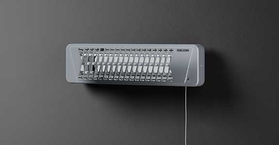 Infrared quartz radiant bathroom heater