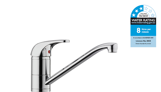 MES open vented standard single lever sink mixer