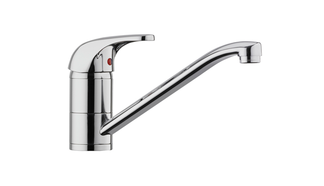 MES open vented standard single lever sink mixer