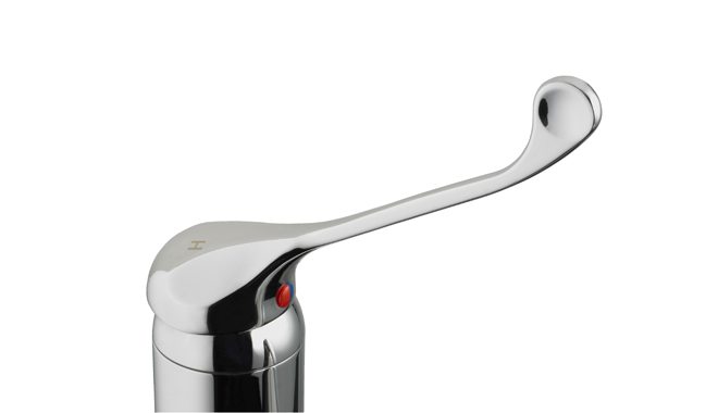 MES open vented standard single lever sink mixer